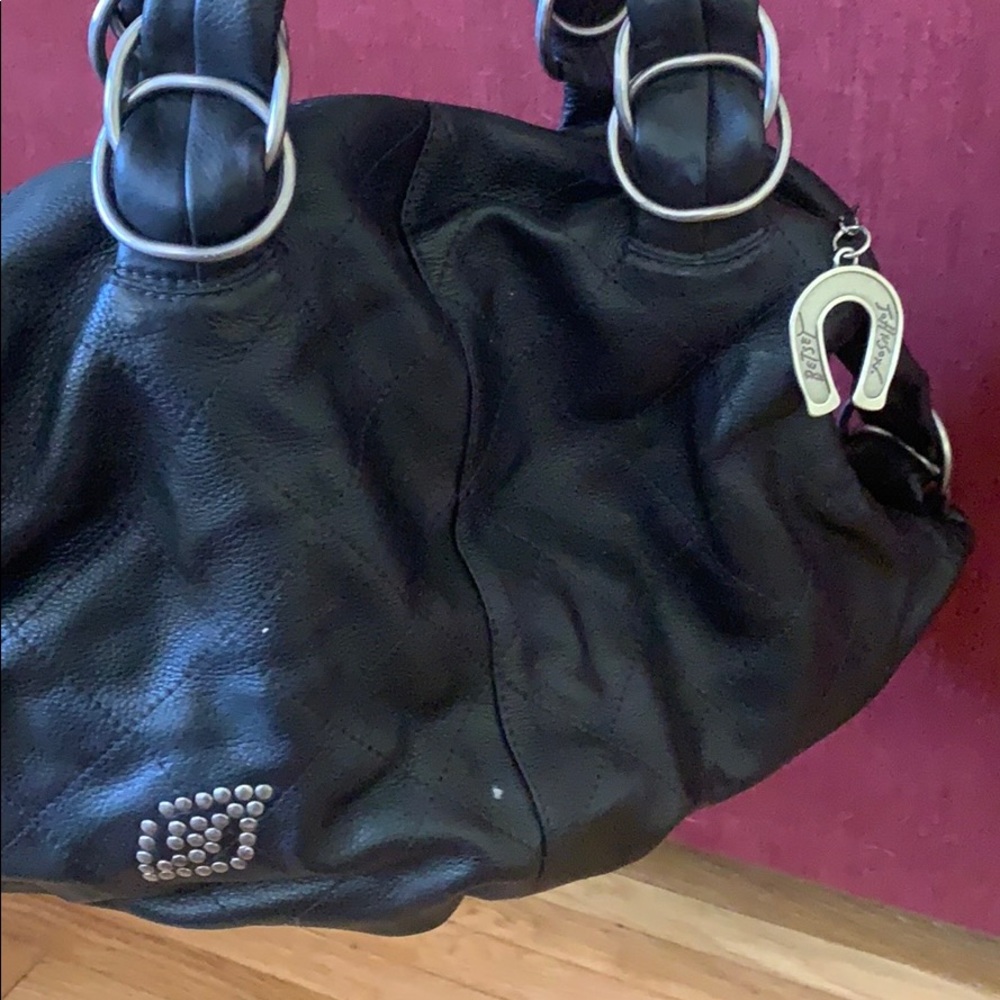 Black Betsey Johnson Purse WITH SOME CONDITION